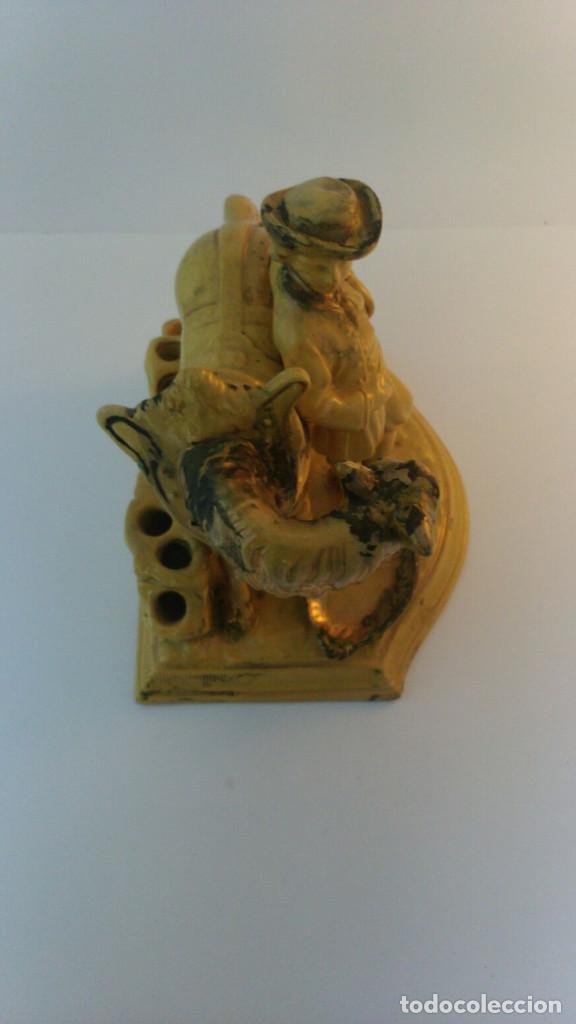 Antig&uuml;edades: EICHWALD 2624  TINTERO , HOMBRE Y CABALLO - Foto 2