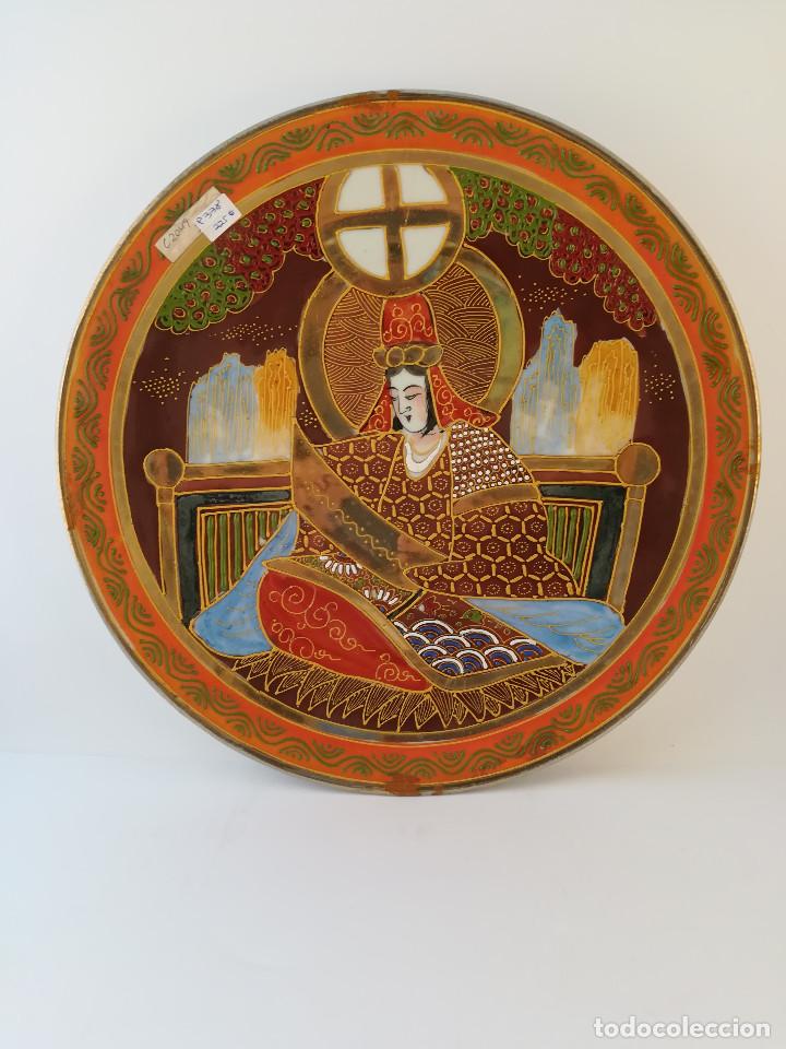 Antig&uuml;edades: PLATO PORCELANA SATSUMA - Foto 1