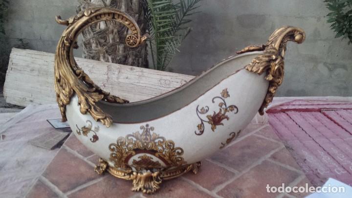 Antig&uuml;edades: precioso centro de mesa de ceramica - Foto 1