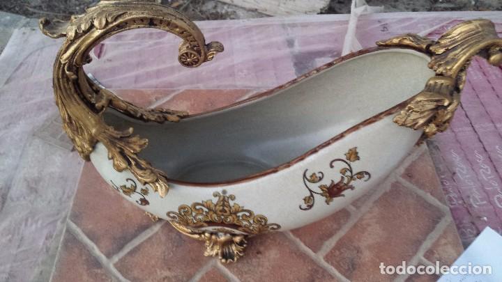 Antig&uuml;edades: precioso centro de mesa de ceramica - Foto 2