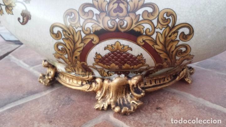 Antig&uuml;edades: precioso centro de mesa de ceramica - Foto 3