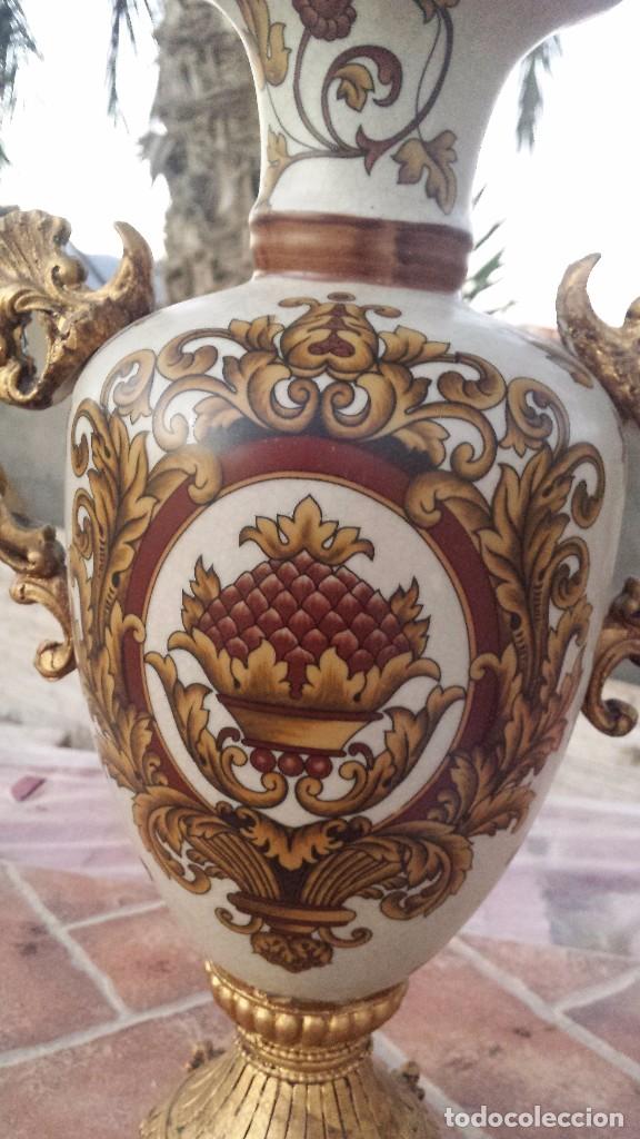 Antig&uuml;edades: precioso jarron de ceramica - Foto 2