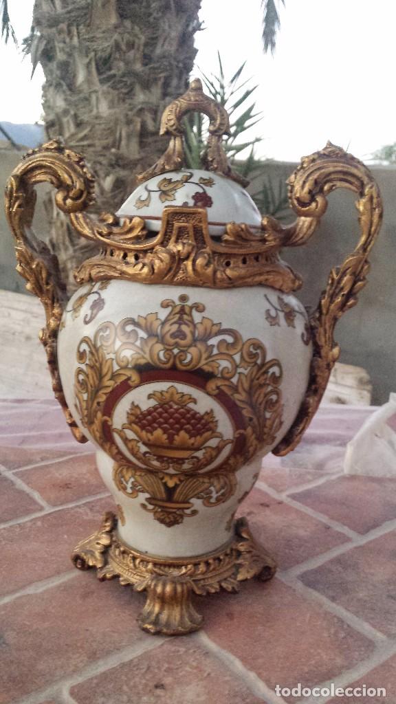 Antig&uuml;edades: precioso jarron de ceramica - Foto 1