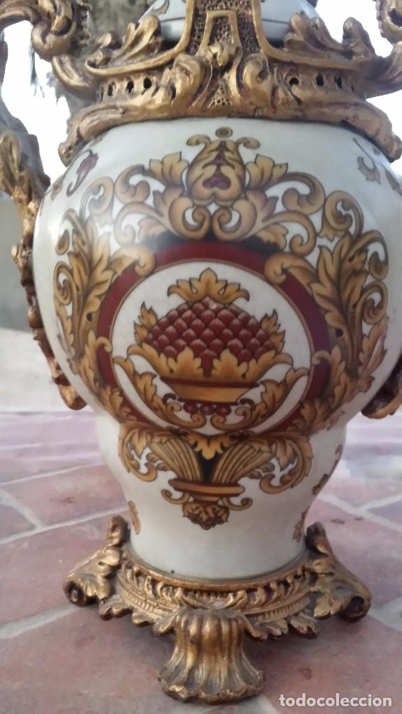 Antig&uuml;edades: precioso jarron de ceramica - Foto 2