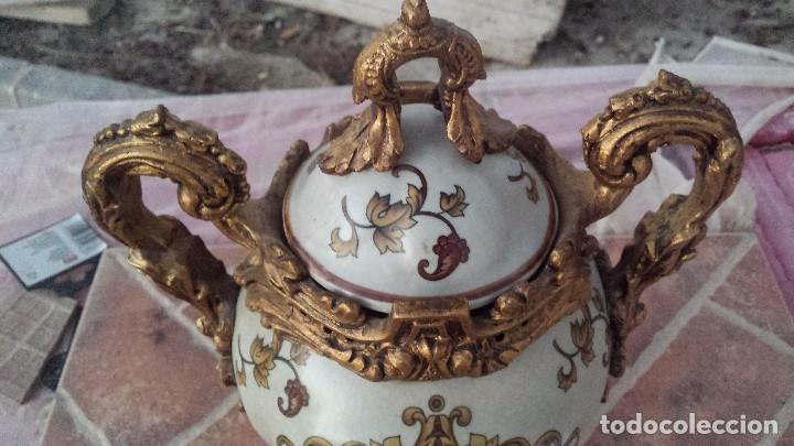 Antig&uuml;edades: precioso jarron de ceramica - Foto 3