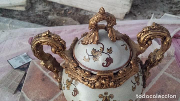 Antig&uuml;edades: precioso jarron de ceramica - Foto 4