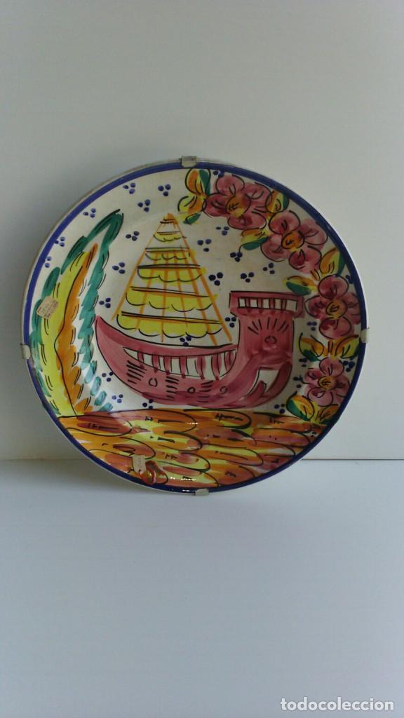 Antig&uuml;edades: PLATO DE LOZA ESPA&Ntilde;OLA - Foto 1