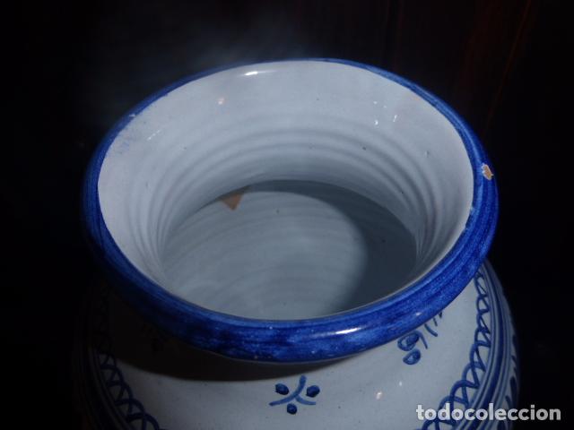 Antig&uuml;edades: JARRON DE TALAVERA CON SELLO EN LA BASE - Foto 4