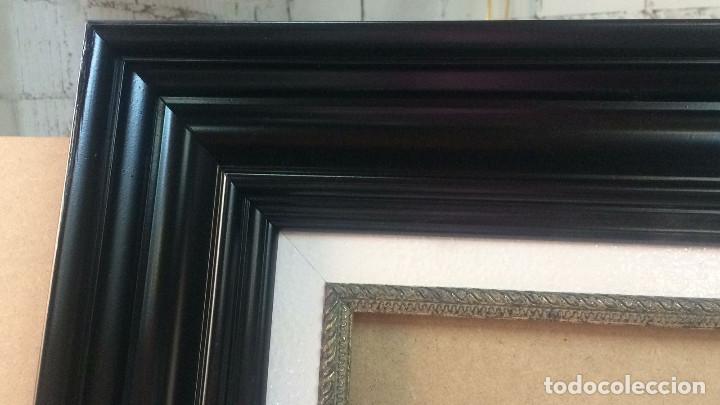 Antig&uuml;edades: MOLDURA CON COMPLEMENTO. PARA 73X60. NUEVA. A ESTRENAR. - Foto 1
