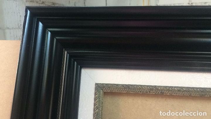 Antig&uuml;edades: MOLDURA CON COMPLEMENTO. PARA 73X60. NUEVA. A ESTRENAR. - Foto 4