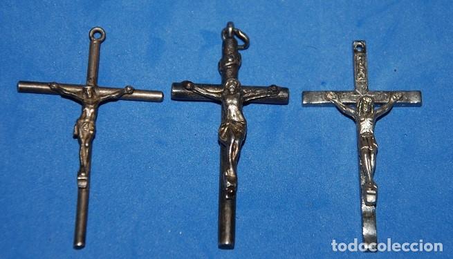Antig&uuml;edades: LOTE DE 11 CRUCES PECTORALES - Foto 2