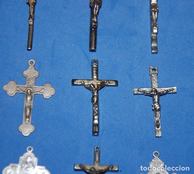 Antig&uuml;edades: LOTE DE 11 CRUCES PECTORALES - Foto 3
