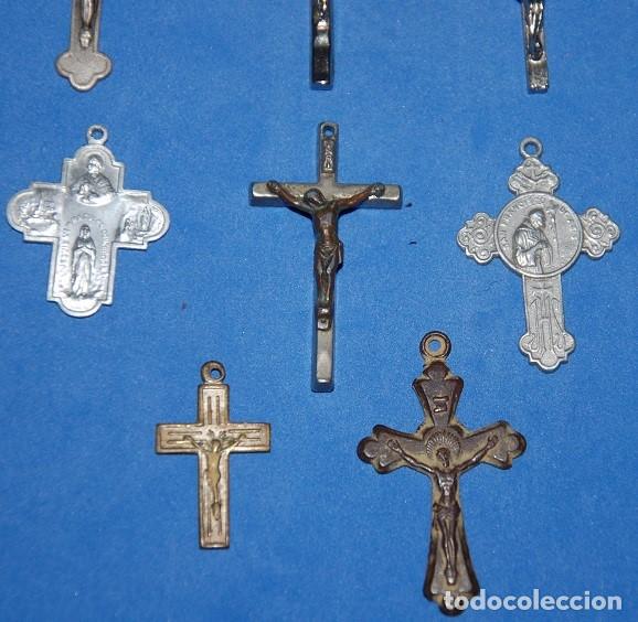 Antig&uuml;edades: LOTE DE 11 CRUCES PECTORALES - Foto 4