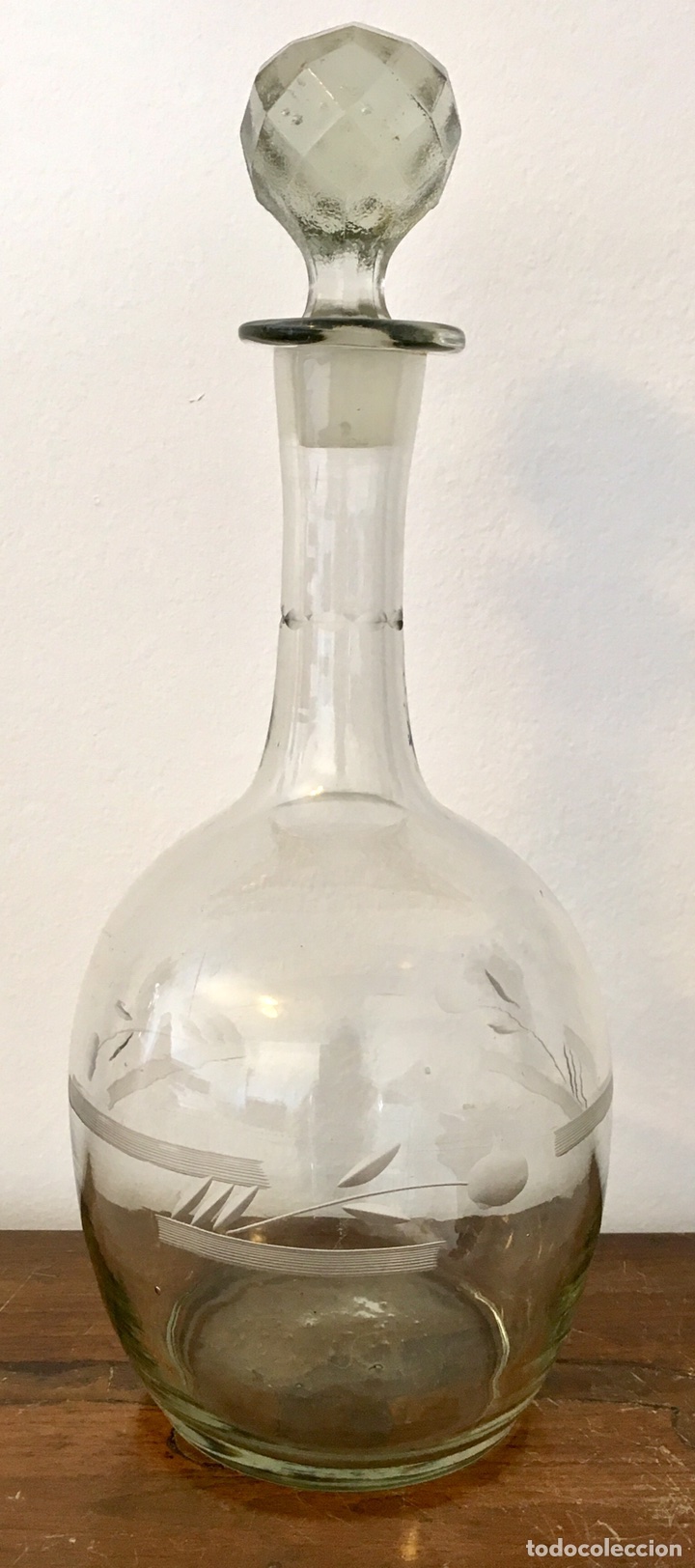 Antig&uuml;edades: Licorera cristal tallado - Foto 2