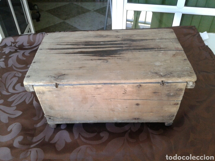 Antig&uuml;edades: ARCA MUY ANTIGUA DE MADERA - Foto 4