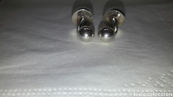 Antig&uuml;edades: Preciosos gemelos plata 925 - Foto 3