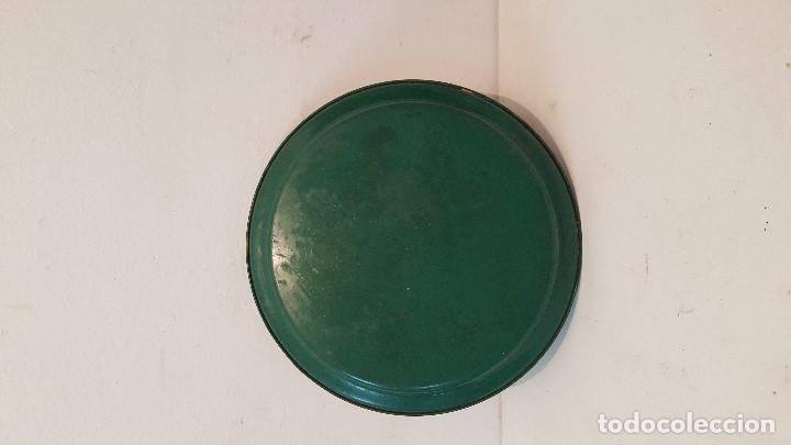 Antig&uuml;edades: BANDEJA ESMALTADA FLORES - Foto 3