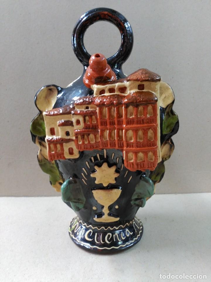 Antig&uuml;edades: BOTIJO DE CERAMICA ESMALTADA DE CUENCA - Foto 2