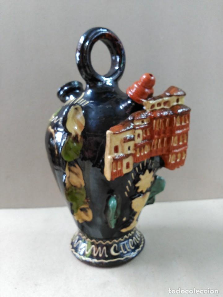 Antig&uuml;edades: BOTIJO DE CERAMICA ESMALTADA DE CUENCA - Foto 3