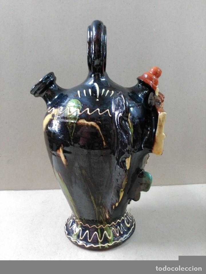 Antig&uuml;edades: BOTIJO DE CERAMICA ESMALTADA DE CUENCA - Foto 4