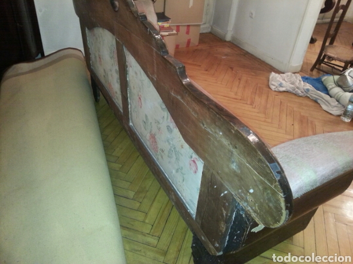 Antig&uuml;edades: Sofa isabelino - Foto 4