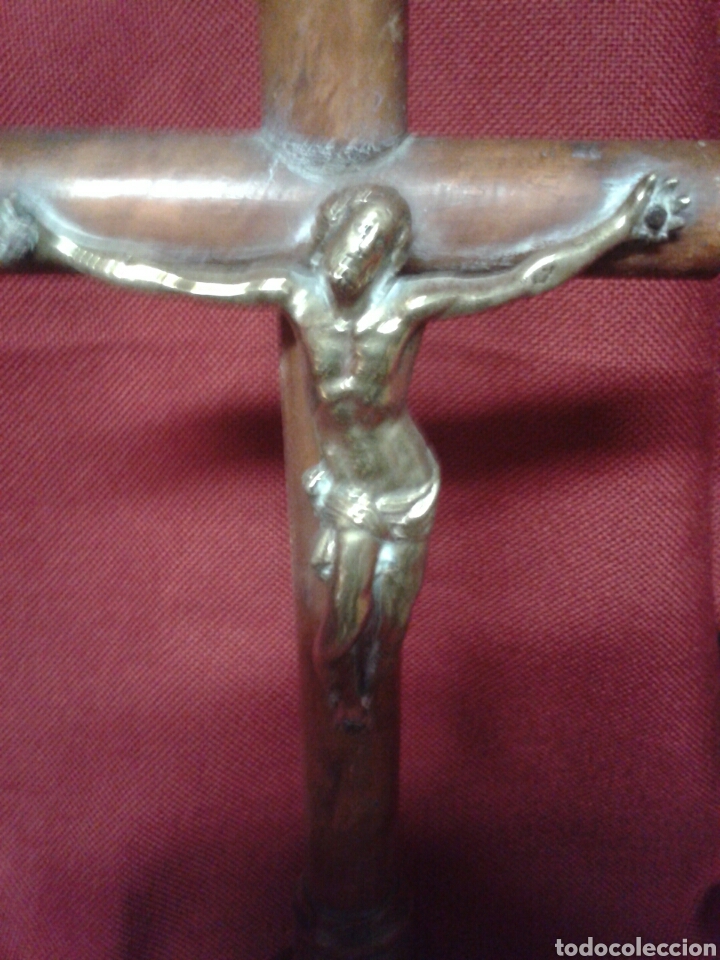 Antig&uuml;edades: CRUCIFIJO DE MESA - Foto 3