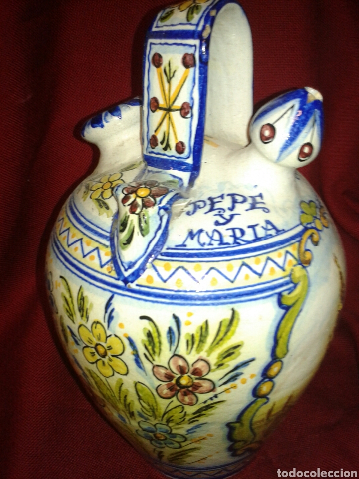 Antig&uuml;edades: BUCARO CERAMICA TRIANA - Foto 6