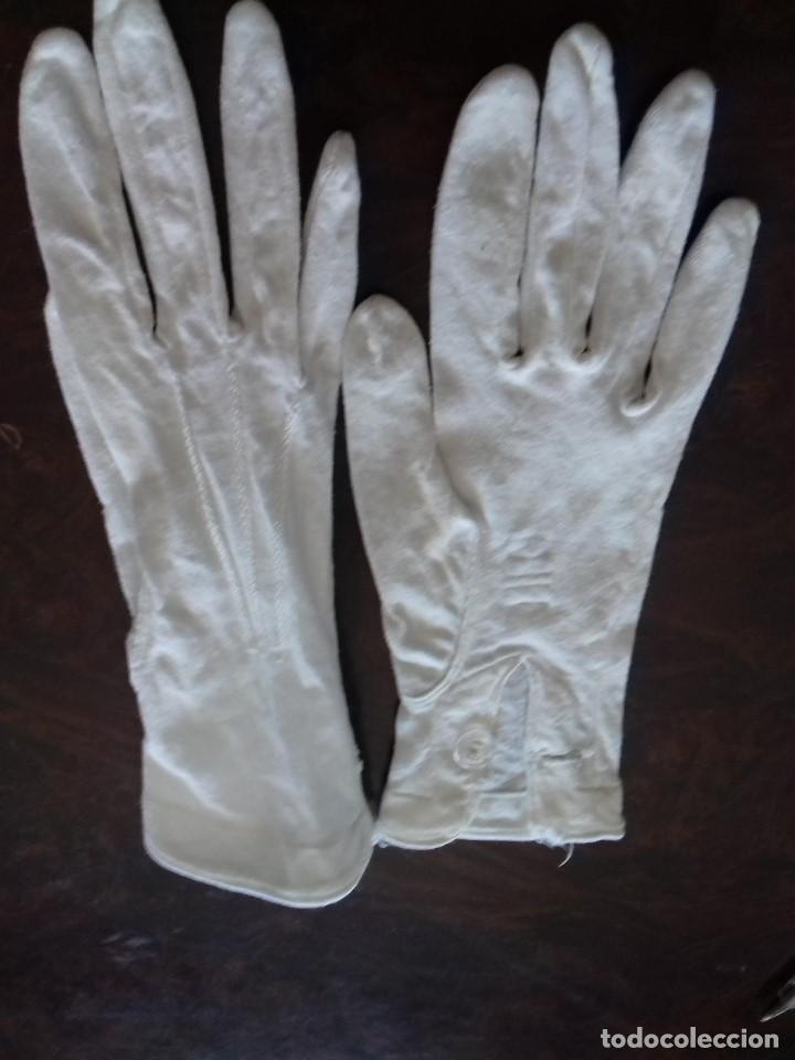 Antig&uuml;edades: ANTIGUOS GUANTES DE NI&Ntilde;A, DE ALGODON. - Foto 1