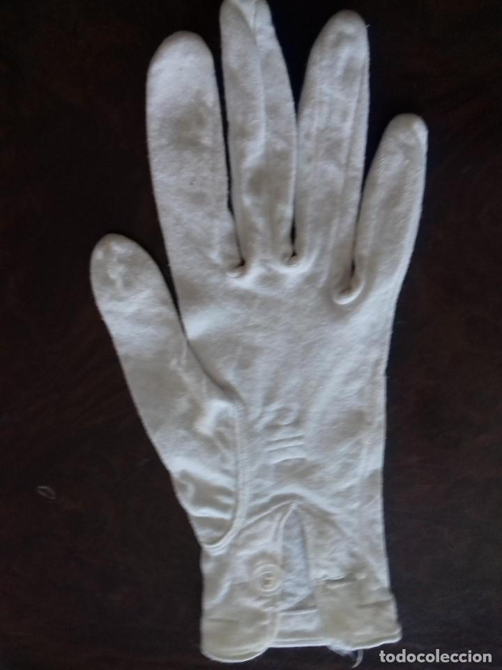 Antig&uuml;edades: ANTIGUOS GUANTES DE NI&Ntilde;A, DE ALGODON. - Foto 4