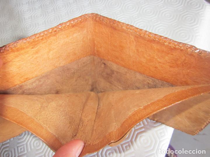Antig&uuml;edades: CARTERA ANTIGUA DE CUERO - Foto 3