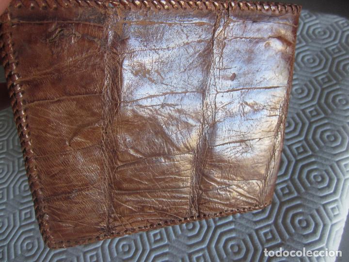 Antig&uuml;edades: CARTERA ANTIGUA DE CUERO - Foto 4