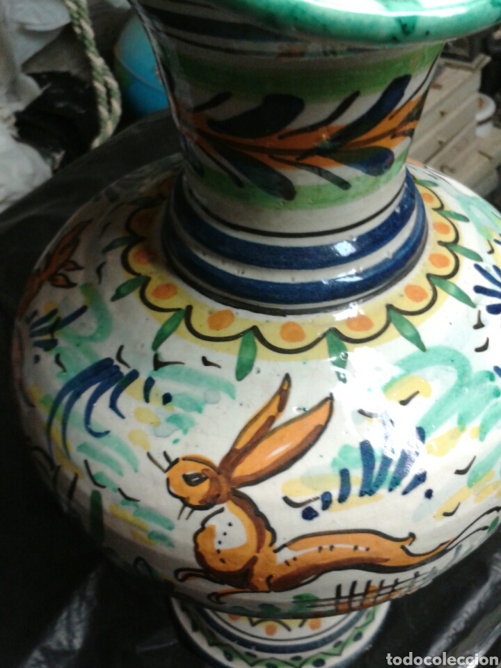 Antig&uuml;edades: GRAN JARRA CERAMICA DE TRIANA - Foto 1