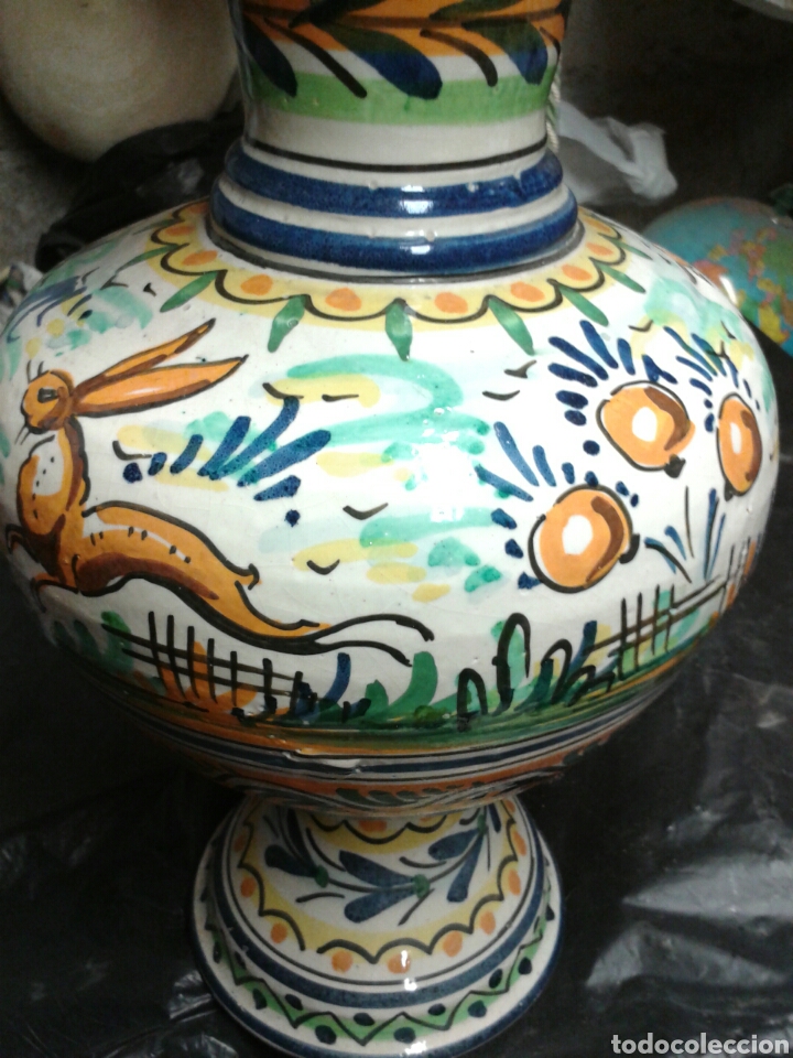 Antig&uuml;edades: GRAN JARRA CERAMICA DE TRIANA - Foto 2