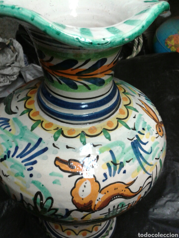 Antig&uuml;edades: GRAN JARRA CERAMICA DE TRIANA - Foto 3