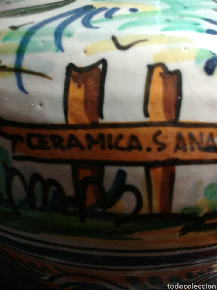 Antig&uuml;edades: GRAN JARRA CERAMICA DE TRIANA - Foto 5