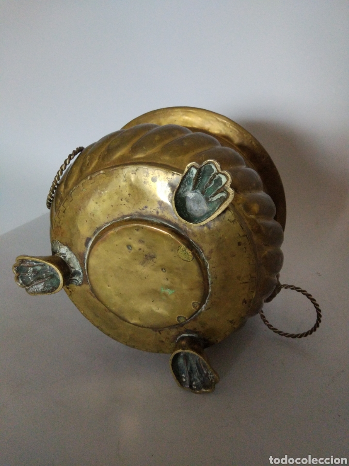 Antig&uuml;edades: Bucaro laton. sXVIII - Foto 4