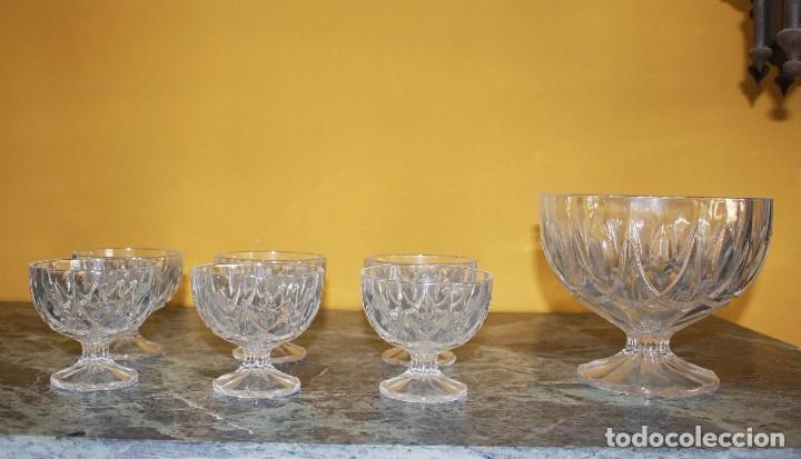 Antig&uuml;edades: Conjunto helado o postre, cristal. Ref. 6047 - Foto 2