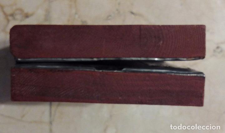 Antig&uuml;edades: D&Iacute;PTICO RELIGIOSO EN MADERA Y METAL - PLATA??? - Foto 11
