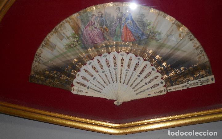 Antig&uuml;edades: ANTIGUO ABANICO PINTADO - Foto 3