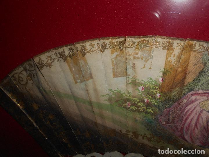 Antig&uuml;edades: ANTIGUO ABANICO PINTADO - Foto 5