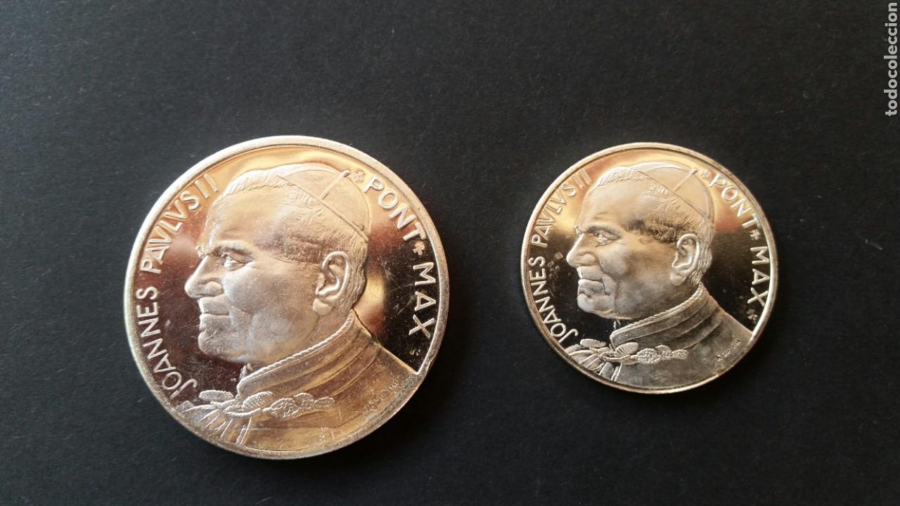 Antig&uuml;edades: Monedas papa Juan Pablo II. - Foto 1