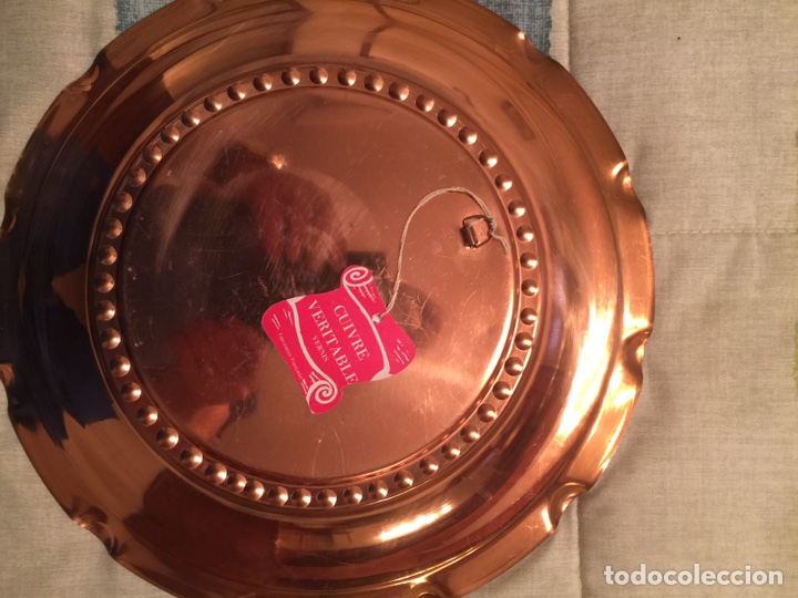 Antig&uuml;edades: Plato de cobre antiguo - Foto 4