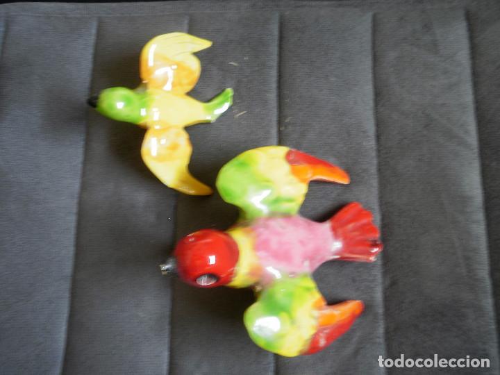 Antig&uuml;edades: Dos p&aacute;jaros de cer&aacute;mica. - Foto 1