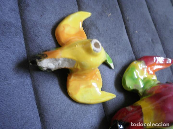 Antig&uuml;edades: Dos p&aacute;jaros de cer&aacute;mica. - Foto 4