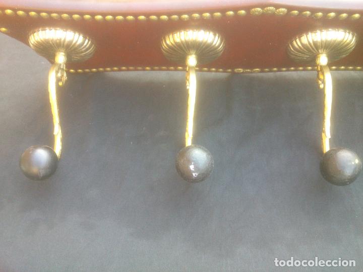 Antig&uuml;edades: ANTIGUO PERCHERO COLGADOR BRONCE - Foto 5