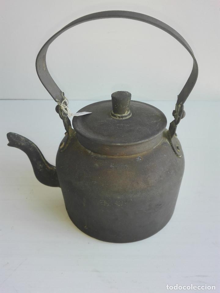 Oggetti Antichi: CAFETERA DE METAL DE ORIGEN ORIENTAL