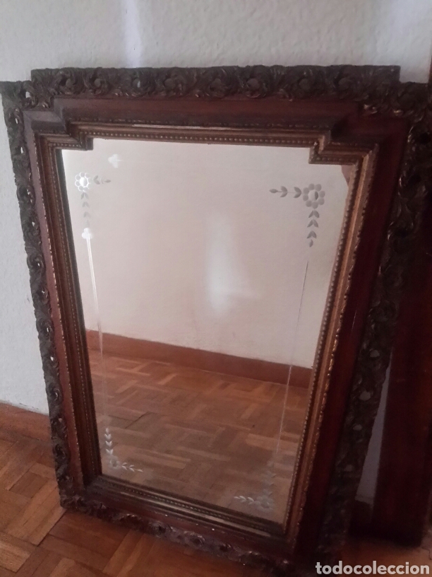 Antig&uuml;edades: Espejo  antiguo  del sigloXIX - Foto 1