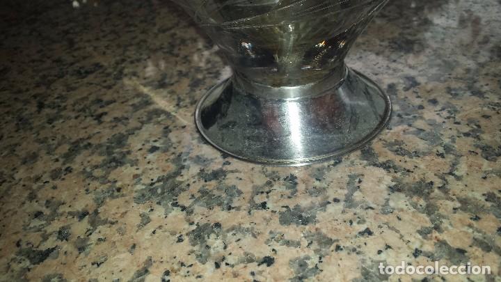 Antig&uuml;edades: antiguo centro de mesa en cristal tallado - Foto 3