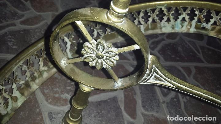 Antig&uuml;edades: antiguo brasero en bronce y laton - Foto 11