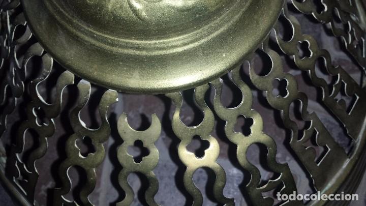 Antig&uuml;edades: antiguo brasero en bronce y laton - Foto 13